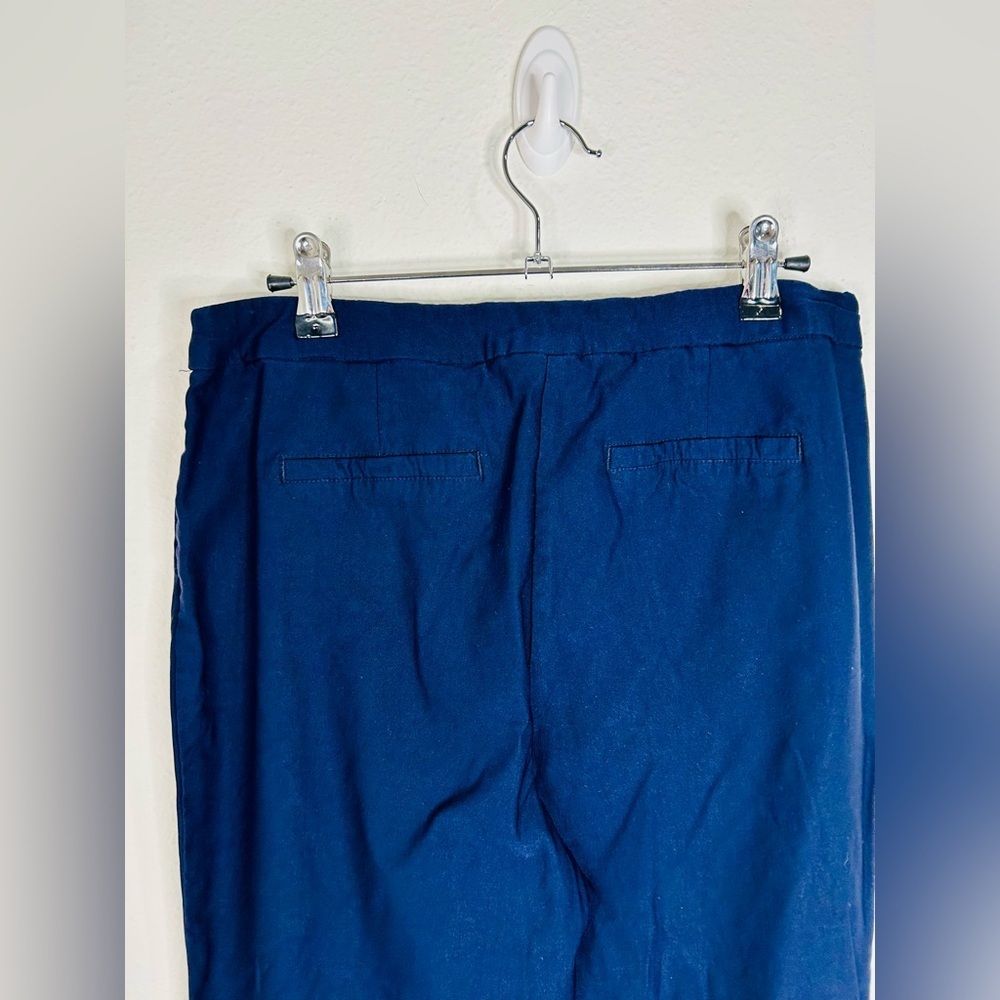 Tribal Women’s Navy Blue Pull-On Pants Size 10 with Side Button Detail - Picture 9 of 10